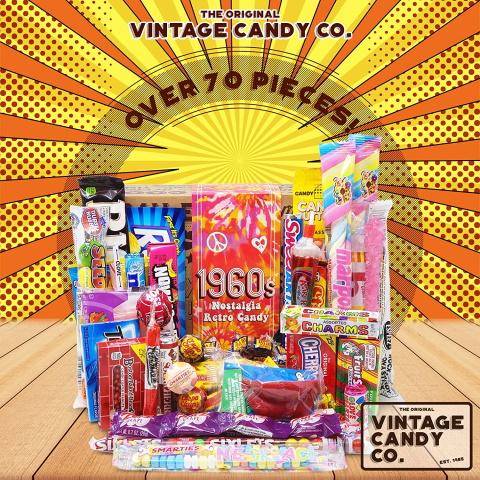 1960's Retro Candy Gift Box