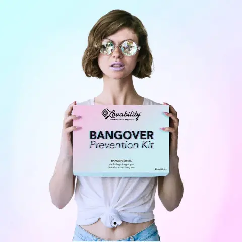 hidden gift Bangover Prevention Kit