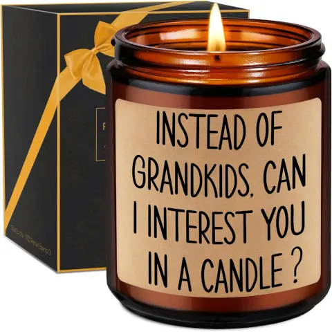 hidden gift Instead of Grandkids Candle