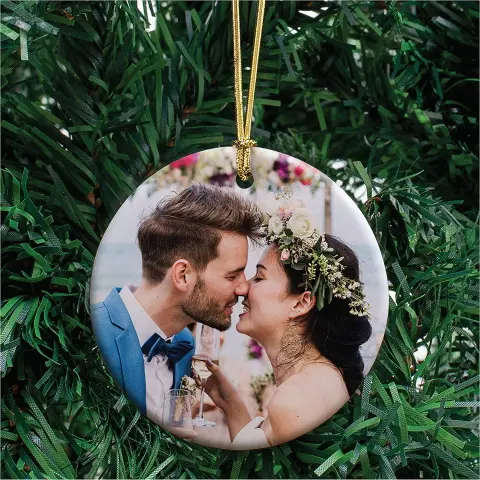 hidden gift Personalized Christmas Ornament - Upload Any Photo