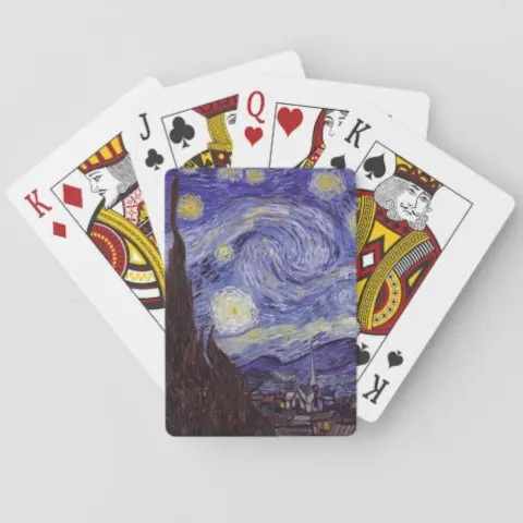 hidden gift Playing Cards w/ Custom Image Back