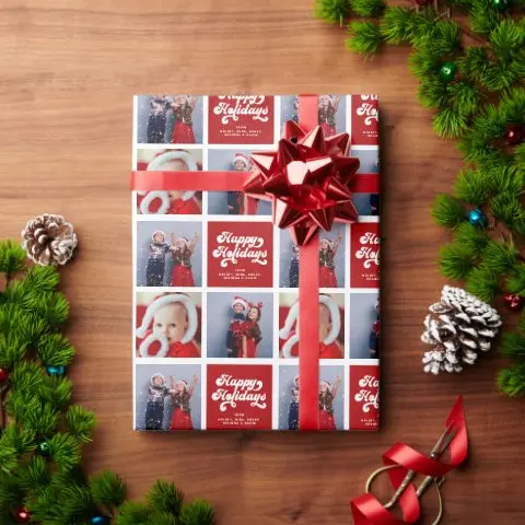 hidden gift Customized Wrapping Paper - Choose The Text & Images