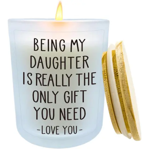 hidden gift You're Welcomce Candle for Daughter