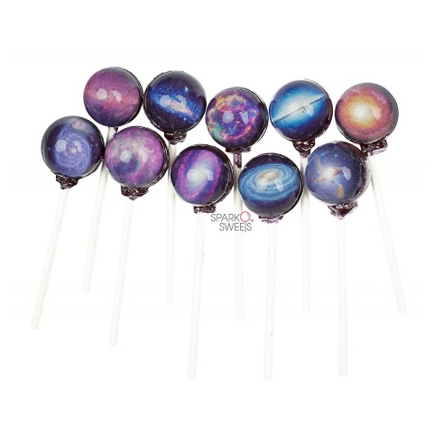 Sparko Sweets Galaxy Lollipops