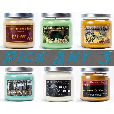 hidden gift Geek Soy Candles (Choose Your Set of 3)