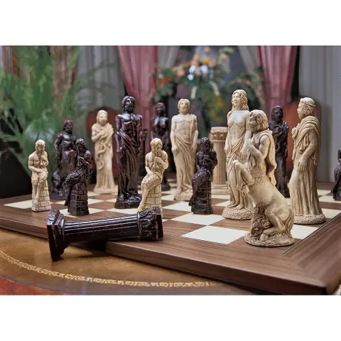 hidden gift Gods of Greek Mythology Complete Chess Set