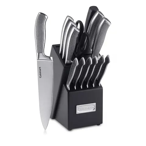hidden gift Fifteen Piece Modern Knife Block Set