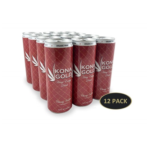 Kona Gold Cherry Vanilla Hemp Energy Drink