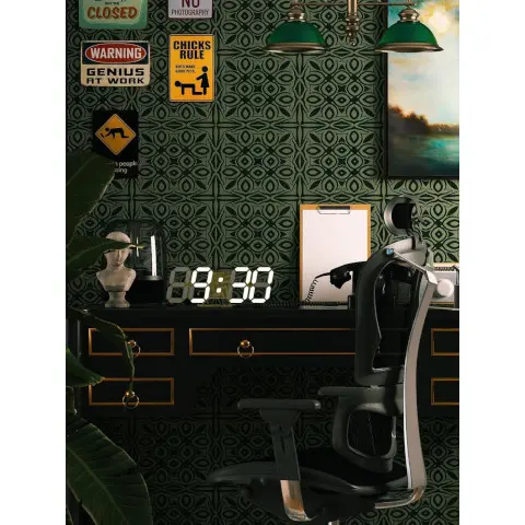 hidden gift LED 3D Wall Clock