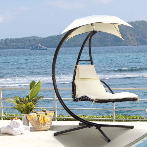 Leisure Swing Bed With Canopy