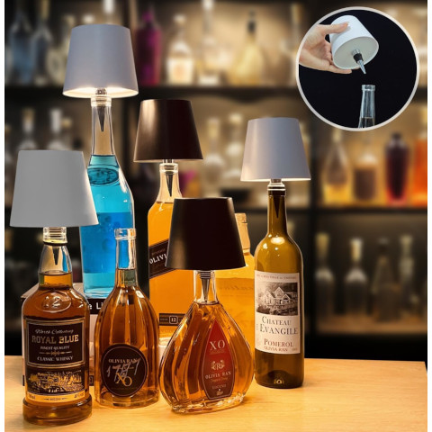 Light Up Lamp Shade Bottle Stopper