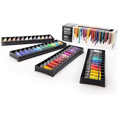 Liquitex Acrylic Paint Set of 48 Colors