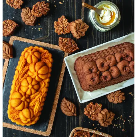 hidden gift Nordic Ware Wheat & Pumpkin Cast Loaf Pan