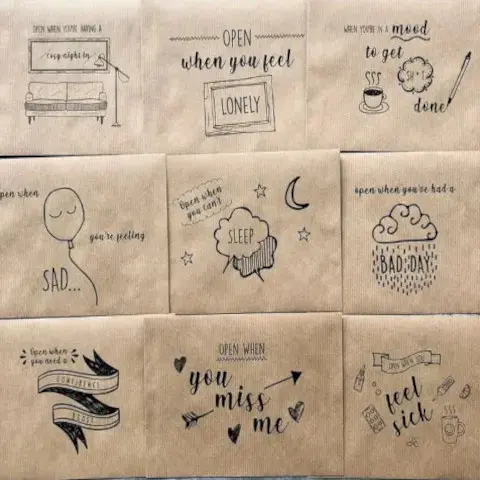 hidden gift Open When Letters - Prepared Letters for All Scenarios