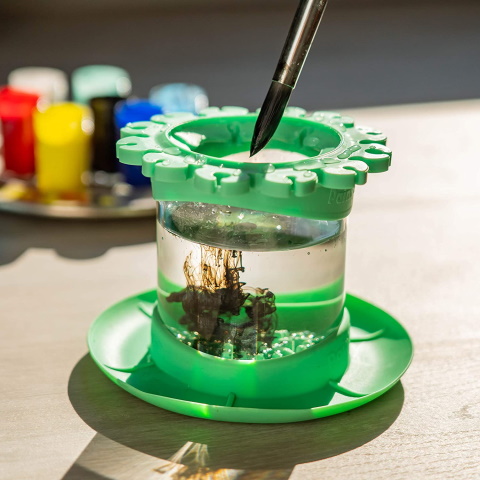 Ultimate Rinse Cup: Paintbrush Cleaner & Organizer
