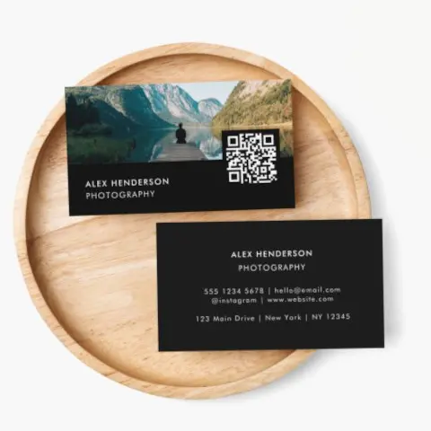 hidden gift Personalized Business Cards - Including QR Code