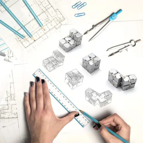 hidden gift Relaxing Infinity Fidget Cube