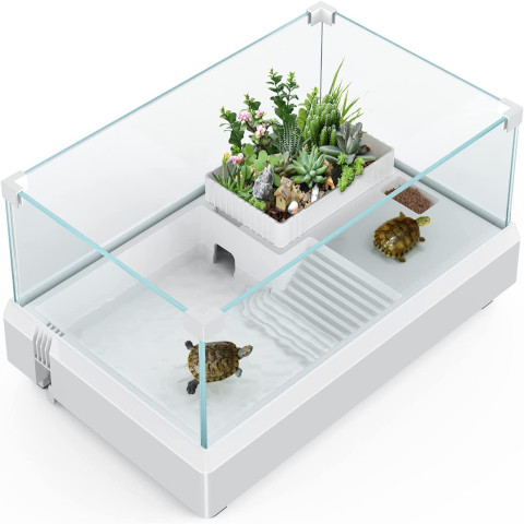 Reptile Terrarium with Basking Platform
