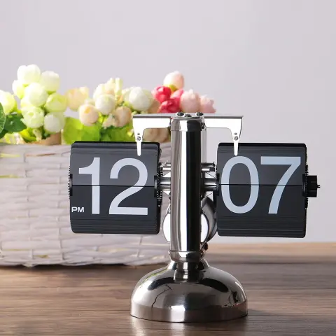 hidden gift Retro Flip Down Clock