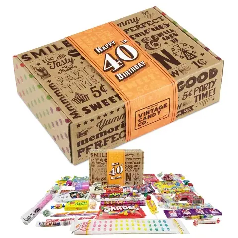 hidden gift Retro Candy Gift Box