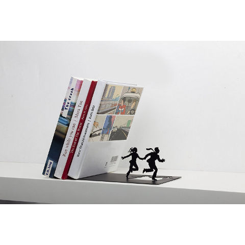 Fleeing Couple Bookend
