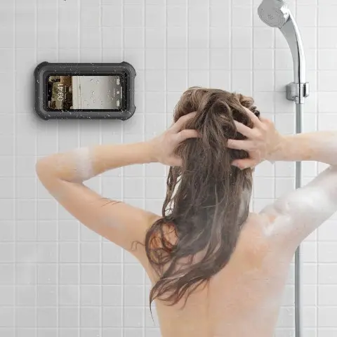 hidden gift Shower Proof Phone Holder with 360° Rotation