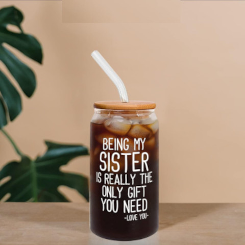 Gift of Sisterhood Glass