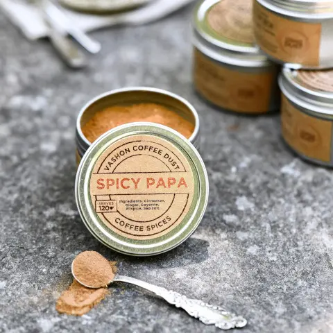 hidden gift Spicy Papa Coffee Dust
