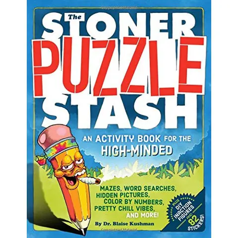 hidden gift Stoner Puzzle Stash: Activities For The High Minded