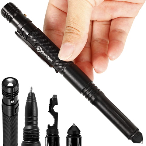 Tactical Pen - Flashlight/Screwdriver/Bottle Opener & More