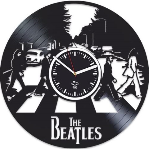 The Beatles Vinyl Record Clock
