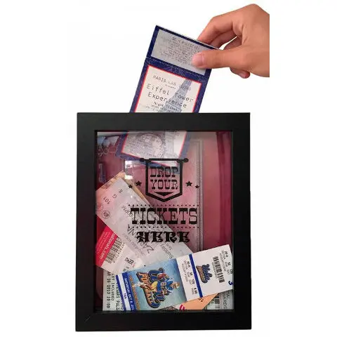 hidden gift Ticket Memento Frame