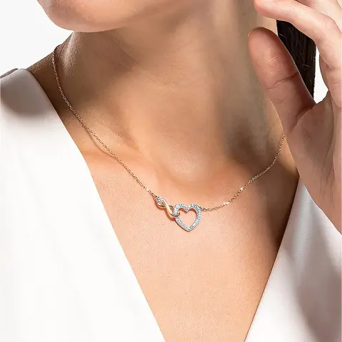 hidden gift Women's Infinity Heart Necklace