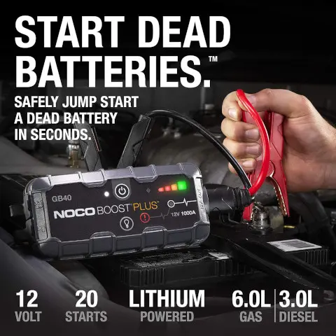 hidden gift Car Battery Booster Pack and Portable Power Bank Charger