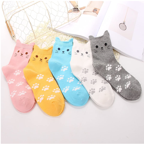 Cozy Cat Socks