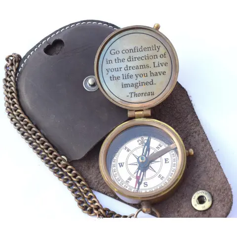 hidden gift Go Confidently Compass