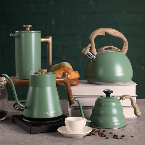 Stylized French Press Coffee Maker
