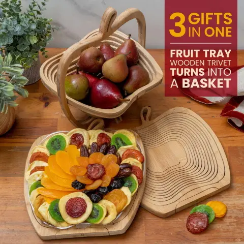 hidden gift Dried Fruit Gift Basket - Healthy Gourmet Snacks