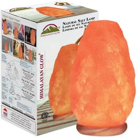 hidden gift Good Vibes Crystal Himalayan Salt Lamp