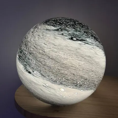 hidden gift Dawn & Sea Globe Table Lamp