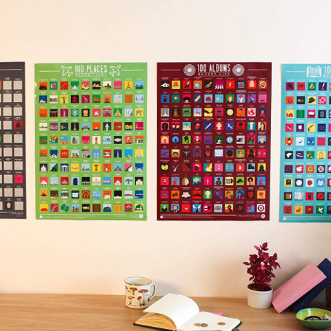 Scratch-Off Bucket List Movie Poster