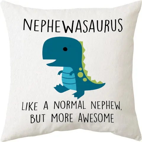 hidden gift Nephewsaurus Pillow