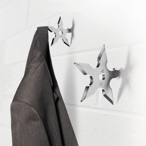 Ninja Star Coat Hangers