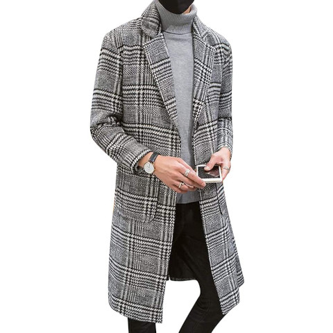 Men's Casual Peacoat