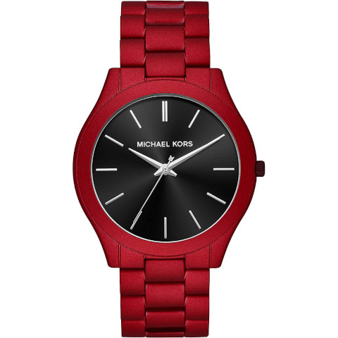 Michael Kors Stainless Steel Red Quartz Watch