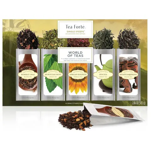 hidden gift World of Tea Sampler Box