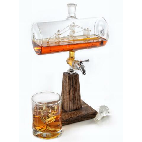 Ship in a Bottle: Alcohol Dispenser