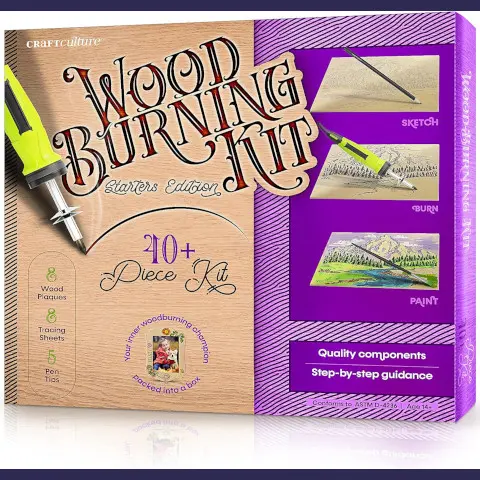 hidden gift Beginners Wood Burning Kit